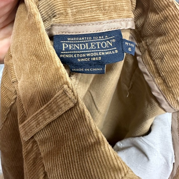 Pendleton Brown Corduroy Straight Leg Pants - Picture 3 of 3